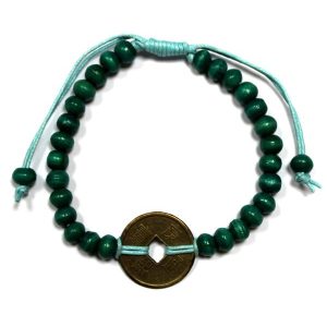 Pulseiras Feng Shui Azul Marinho Sabedoria